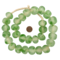 Jumbo Recycled Glass Beads, 21–25mm – African Sea Glass for Wall Hangings, Coffee Table Decor, Shelf Styling, and Home Accents – (Green Swirl) – The Bead Chest